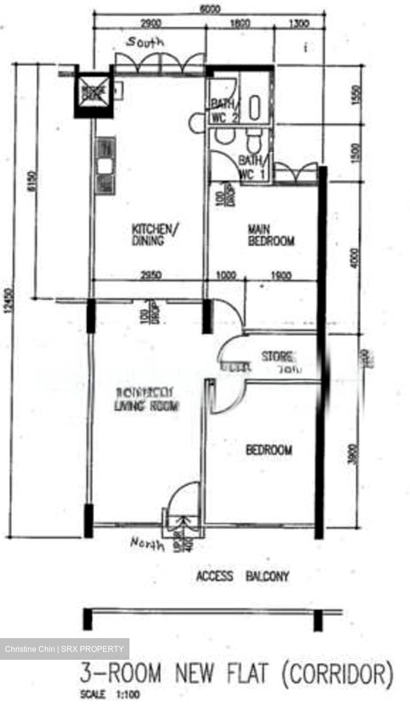 Blk 122 Ang Mo Kio Avenue 3 (Ang Mo Kio), HDB 3 Rooms #498382921